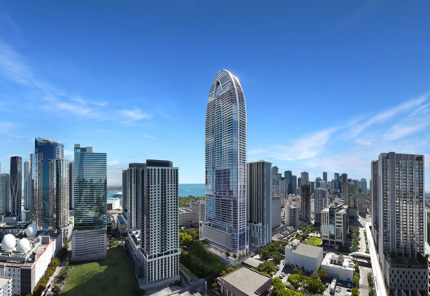 Okan Tower exterior, developer rendering