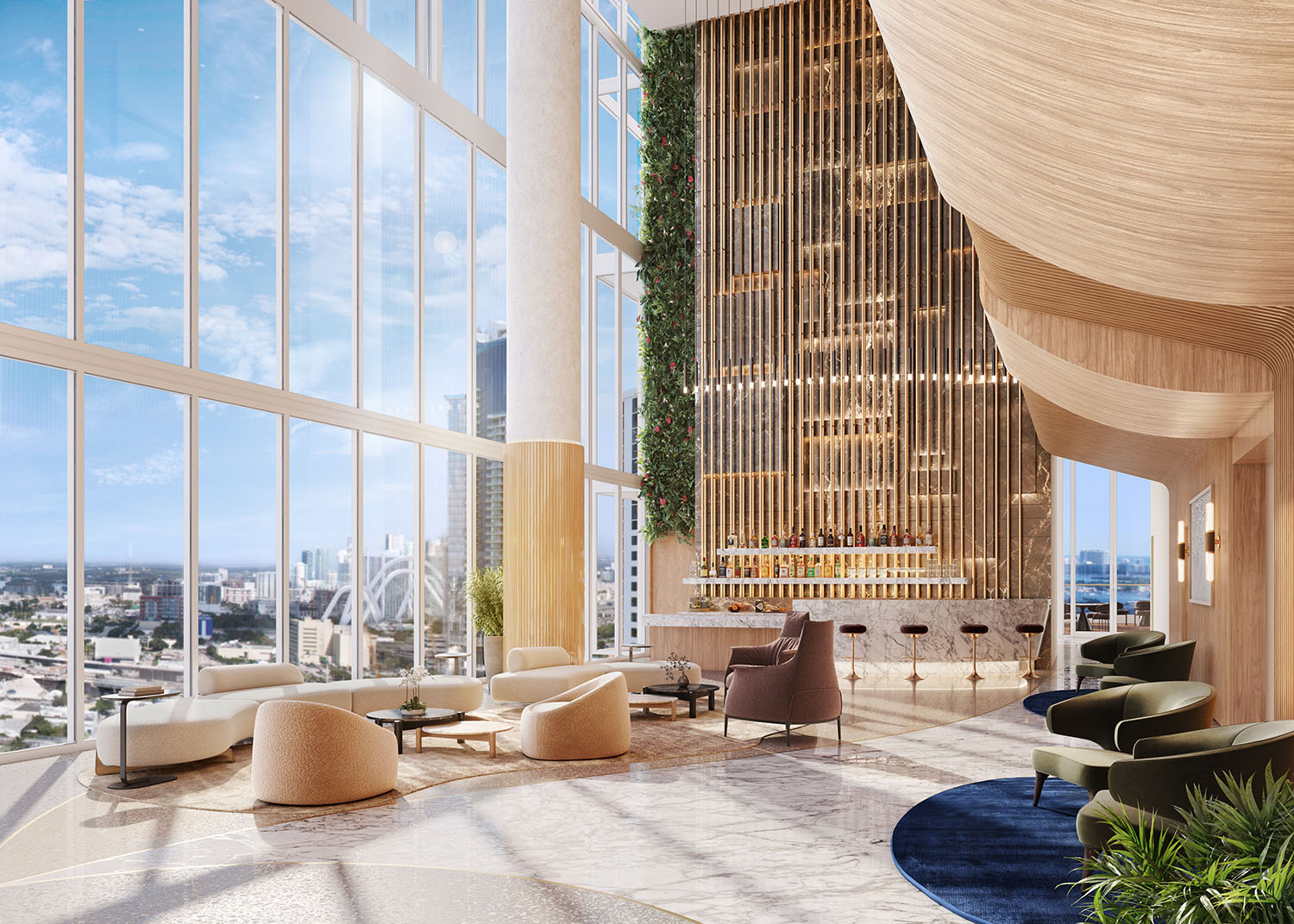 Hilton sky bar, developer rendering